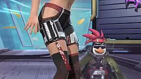 i get so turned on watching this tight sexy free fire character shake and grind kkk