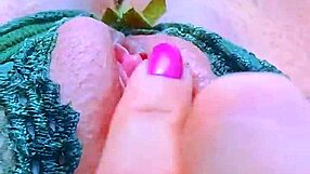 close up pov homemade 18yo teen fingers perfect clit. strawberry pink shaved wet pussy orgasm