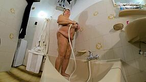 Huge Titted Mature Blonde Pounds Cock in Wild Sex