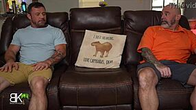 What shocking act does stepmom catch father-in-law doing?