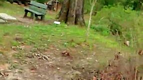impregnablelexa bounces on wolfdaddy901 bareback dick for public park creampie