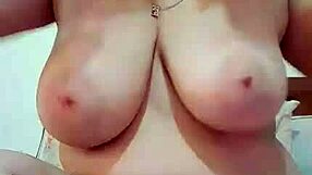 smoking fetish contrasts ice melting on big juicy tits