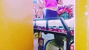 desi housewife moans fucking storekeeper with dirty telugu talk