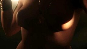 indian girlfriend teases with her first nude strip and dance