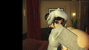 Roblox character shakes big ass in fun dance routine