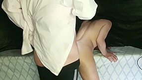 groping her curves leads straight to deep anal pounding in homemade heat