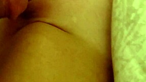 teasing girlfriend's wet pussy with my hard cock tip