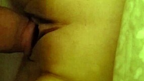 teasing girlfriend's wet pussy with my hard cock tip