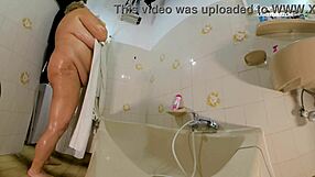 Huge Titted Mature Blonde Pounds Cock in Wild Sex