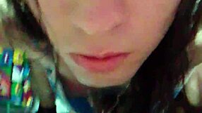 colombian ladyboy slut punished with rough anal in bedroom hides camera for blind date fuck