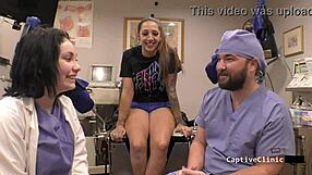 stefania mafra spreads ass backstage in latex heels handcuffs for humiliation play