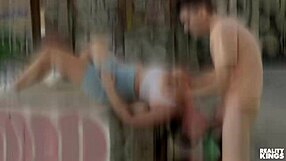 Roxie sinner straps on to punish cheating xxlayna marie doggystyle after clit licking fury