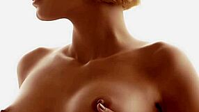 perfect brunette teen ariel slowly undresses lingerie showing shaved pussy and natural tits