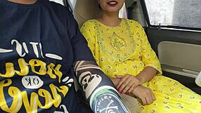 Desisaarabhabhi Rides Dick Hard In Car Public Sex!