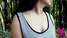 imagine this cute 18 year old latina blasting a huge squirt right outdoors