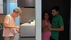shh my distracted husband won't notice as neighbor pounds my huge latina ass hard