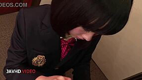 rin aoki delivers passionate blowjob leading to her explosive oral climax