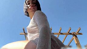 Sunlit Pink Tight Pussy Spread Wide with Delicious Asshole Tease