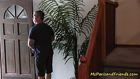 Will Paris peg her bi-curious husband's shaved ass?