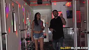 Miranda Miller's Gloryhole Blowjob Creampie Ecstasy