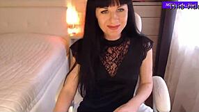 mlady jessy chair shakes her perky tits and ass in sexy lingerie tease