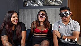 watch me fuck this hot chick right in front of my wife as she becomes a total cuckquean
