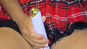 Sexy Latina Milf Wife in Tight Outfit Shows Off Wet Pussy Lips and Small Tits
