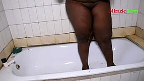 she dragged me into the bath with her so we could get crazy wet together