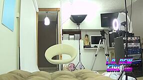 Blonde Pornstar's Wild Interview: Daddy Cum Swallow on Sofa!