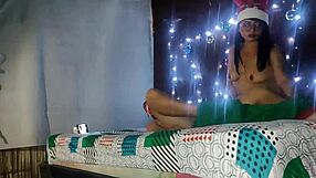 Arab with SPARTAN BEARD bangs sexy STEPMOM on Christmas