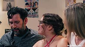 inlaws sneak around while getting close with daughter-in-law during family visit