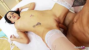 black hair nurse chantelle fox perfect body lets patient pound her pussy in hospital leggings