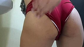 WATCH this femboy fart out cum then fuck her ass hard with a dildo!
