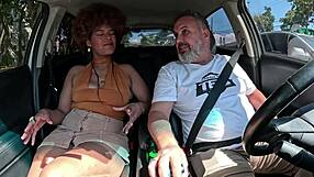 a mineira dandara maya hops in the car and unleashes her giant latina asshole for bareback pounding