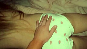 58-Year-Old Bearded Man Takes Virginity in Dark Bedroom Night with Intense Thrusts