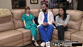 freshman ditria rose hitachi vibrates to mandatory orgasm pov