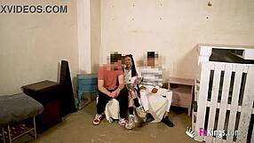 punk babe lures best friends for threesome ride at her place