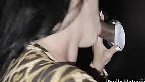 paolla hotwife mama bent over screaming on monster black cock in swing house hubby urges