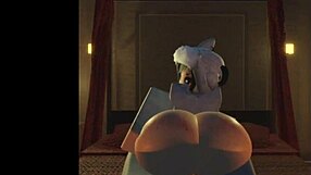 Roblox character shakes big ass in fun dance routine