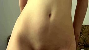 Pussy Rubbing Builds to Shaking Orgasm for Petite Maiskii