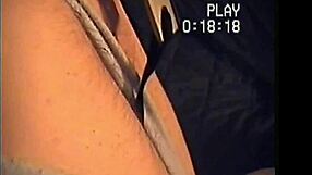 amateur tied up takes brutal anal from window scraper handle!