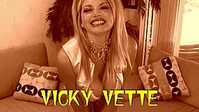 Vicky Vette Takes Double Penetration In Wild Threesome!