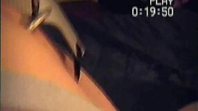 amateur tied up takes brutal anal from window scraper handle!