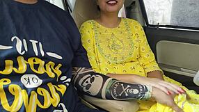 Desisaarabhabhi Rides Dick Hard In Car Public Sex!