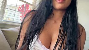 Latina stepsis Diabella Éclair gets horny for creampie ride on Scott Stark's cock