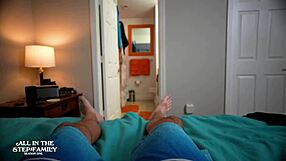 stepmom's bikini vacation makes me horny she sucks rides deepthroats big cock cums on her natural tits aitsf240908 scene 3of3