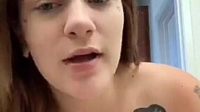Blonde Teen's Big Tits Tease Topless Webcam Show