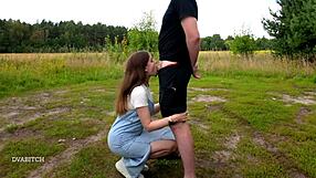 throat me outdoors deep and make me swallow every drop!