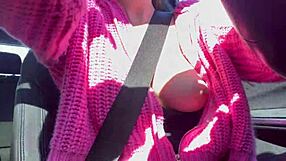 hey italian milf artemisia love, flash those juicy big tits on car ride?