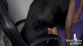 foda proibida no escritório com meu funcionário curvy e submissivo para desestressar